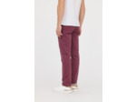 Chino straight jambe droite en gabardine confort, taille medium