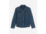Chemise manches longues en denim medium blue