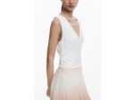 Robe Sans Manches En Tissu – Femme