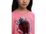 T-Shirt À Manches Courtes En Maille – Fille