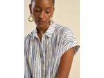 Chemise manches courtes rayée