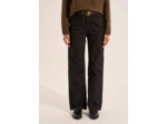 Pantalon léopard jambe large