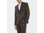Veste De Costume À Rayures Marron brown