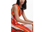 Robe Sans Manches En Tissu – Femme