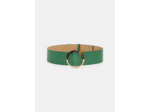 Ceinture Lauren verte en cuir