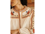 Blouse à broderies