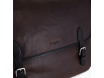 Sac rabat à bandoulière Gabriel en cuir huilé