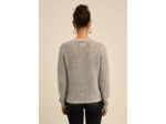 Gilet en lurex boutons bijoux