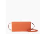 Pochette à rabat avec bandoulière amovible Emilie en cuir monogramme