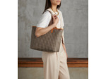 Grand sac cabas horizontal Camille en toile monogramme