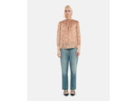 Top En Soie Imprimé Fleuri camel / brown