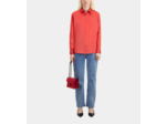 Chemise Rouge En Soie Satin red brique