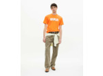 T-shirt manches courtes avec print orange
