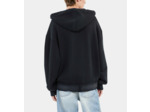Sweatshirt À Capuche Noir black washed
