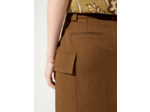Jupe kaki bronze