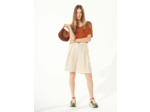 Short rayure naturelle