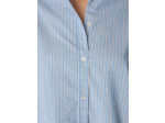 Chemise eza ecru rayures bleu