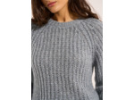 Pull épais en côtes larges