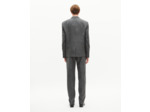 Veste de costume en pied de poule noir et gris grey