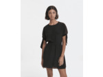 Robe Courte Manches Courtes Elastique Taille black