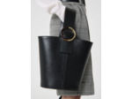 Sac Sophie Noir en Cuir De Veau