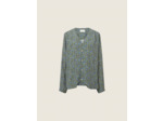 Chemise fleurs bleues