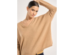 Pull en 100% cachemire à Col V
