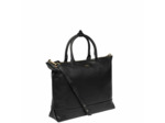 Le cuir graine sac cabas zippe