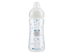 Lot de 2 biberons 370ml phosporence Bleu