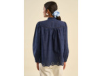 Chemise ample détails romantiques