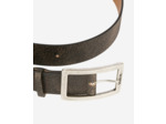 Ceinture en cuir effet vieilli brown