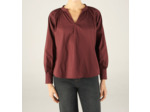 Blouse raisin