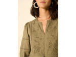 Robe courte détails broderies