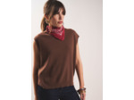 Pull sans manches en cachemire