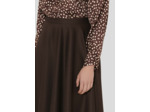 Jupe Jackie Chocolat en Laine Vierge
