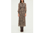 Robe longue imprimée à lurex - SYBILLE