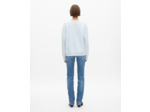 Sweatshirt avec sérigraphie bleu clair bleu
