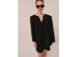 Robe Rhea Noir en Polyester