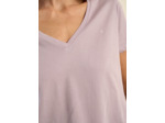 Tee-shirt col V en coton