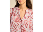 Chemise ample imprimé végétal