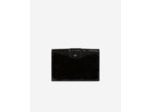 Pochette En Cuir Glossy Taille M black