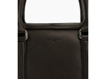Porte documents slim 17" Charles en cuir grainé