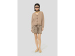 Gilet Gibus Noisette en Laine Merinos Extrafine