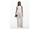 Pantalon Long En Tissu – Femme