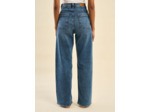 Jean large taille haute sans coutures