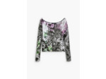 T-Shirt À Manches Longues En Maille – Femme