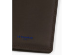 Porte cartes moyen modele avec poche billets Martin en cuir lisse