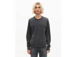 Pull col rond en cachemire gris dark grey melange