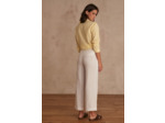 Pantalon droit en lin Pio