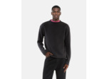 Pull manches longues bords roulants middle grey mel